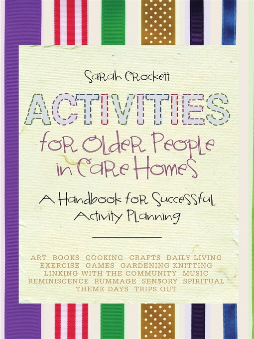 Title details for Activities for Older People in Care Homes by Sarah Crockett - Available